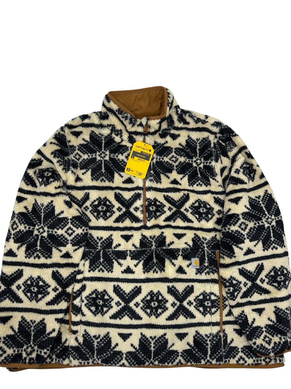NWT Carhartt Loose Fit Fleece Pullover Jacket - Women's 3X (24-26) - Picture 3 of 16